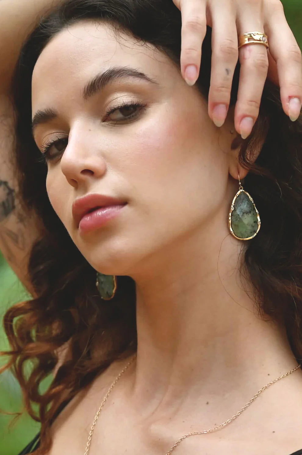 Timeless Nature's Beauty Teardrop Earrings