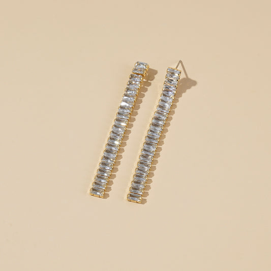 Crystal Beam Earrings