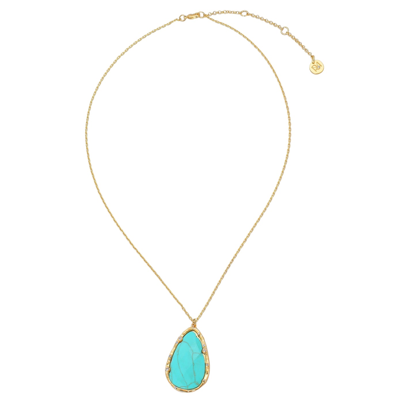 Aurora Teardrop Necklace