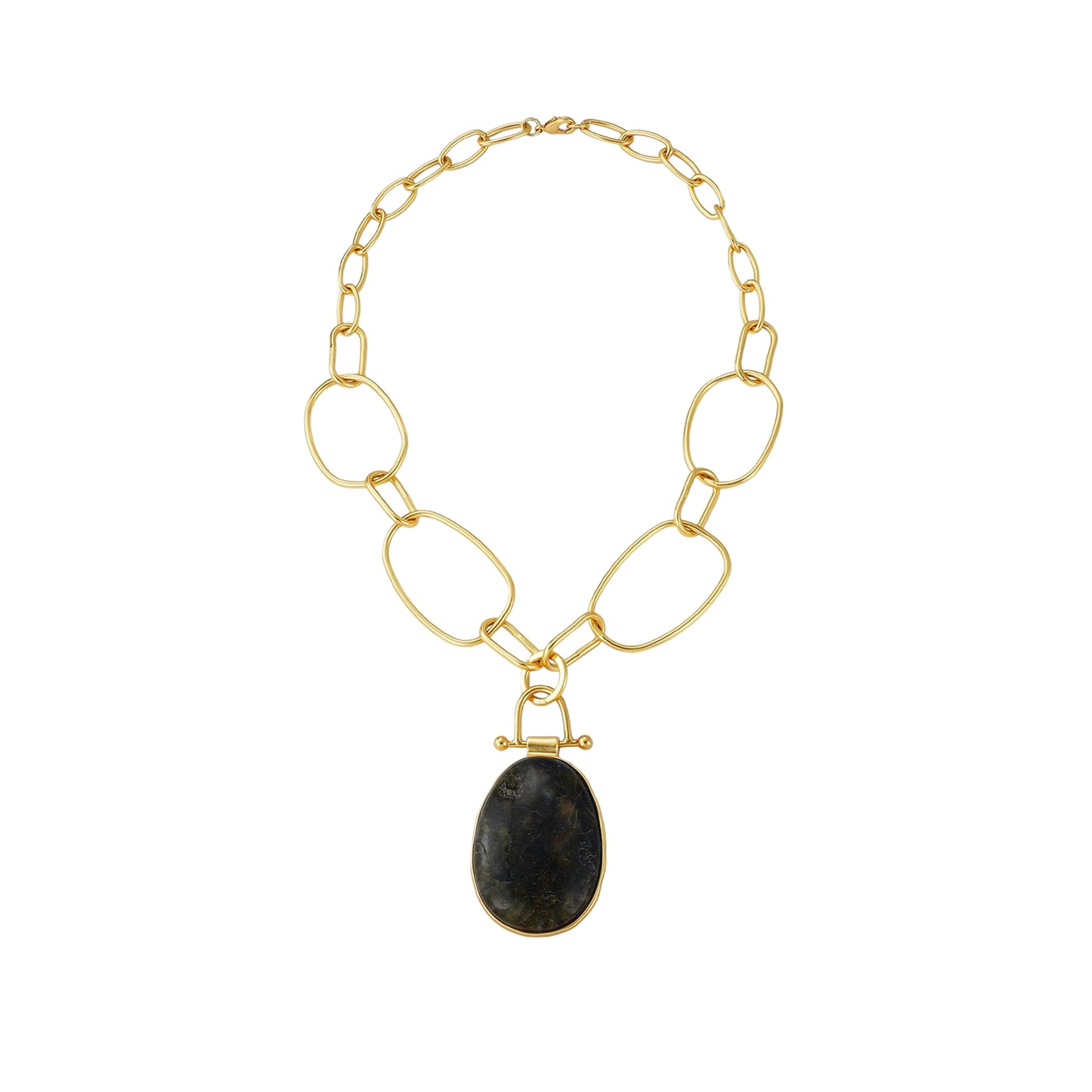 Luxe Oval Pendant Chain