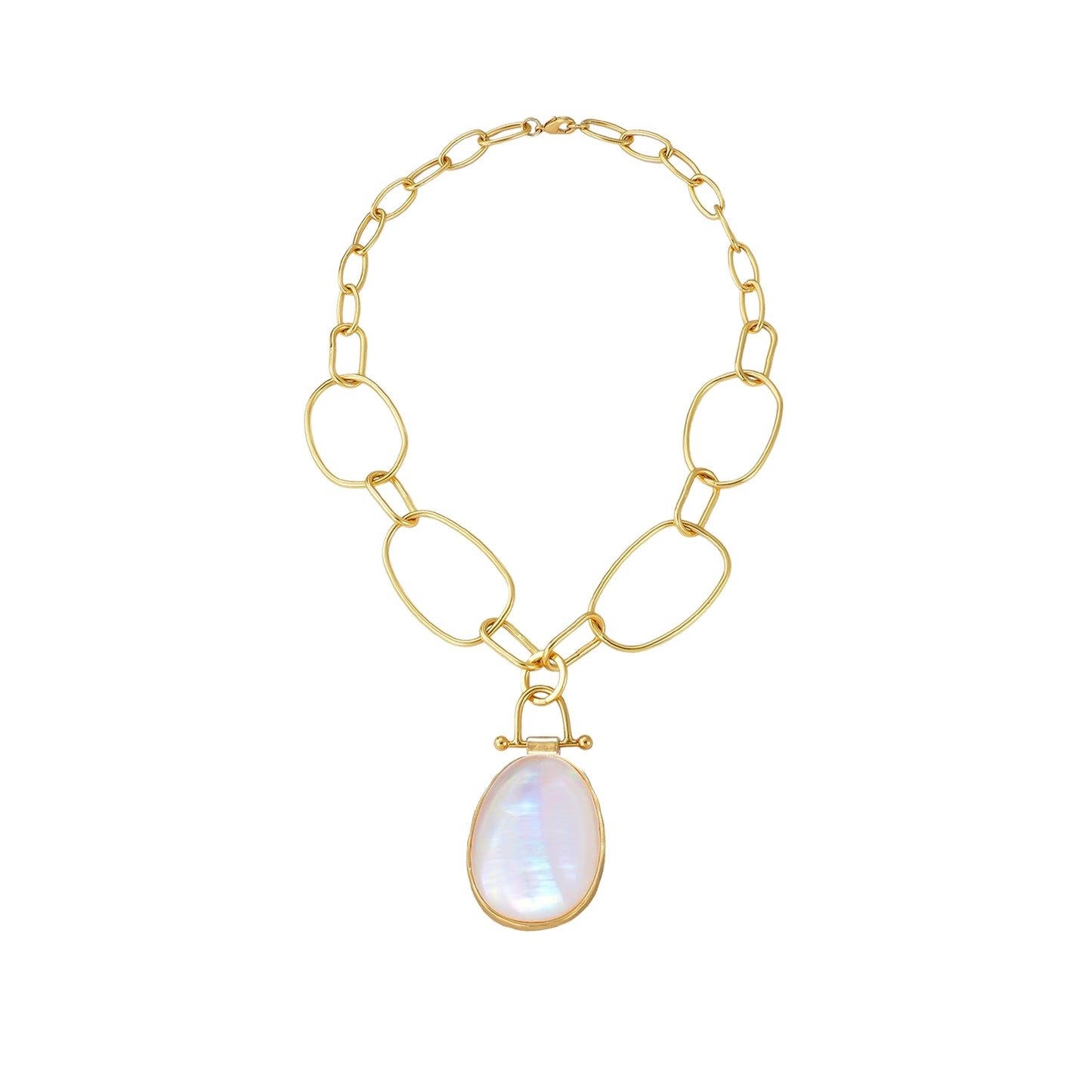 Luxe Oval Pendant Chain