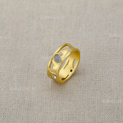 Sprinkled Banded Ring