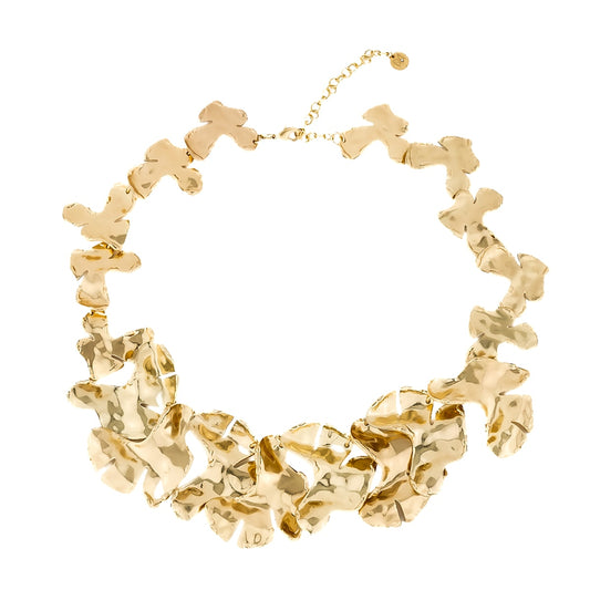 Luxe Ripple Statement Necklace