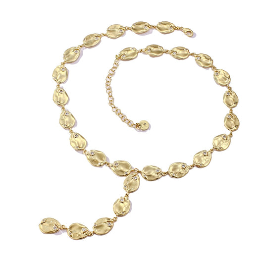 Radiant Ripple Chain Necklace