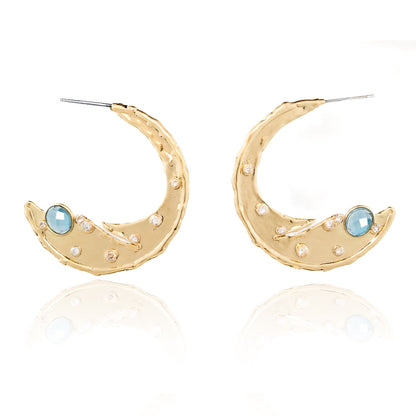 Timeless Organic Crescent Earrings