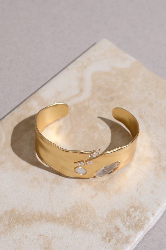 Organic celestial bangle