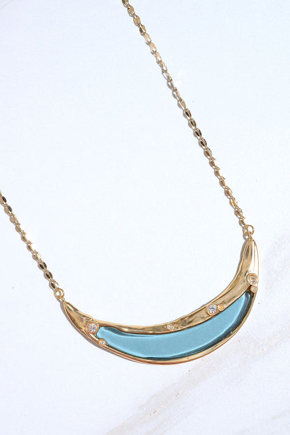 Sparkles Curved Bar Pendant