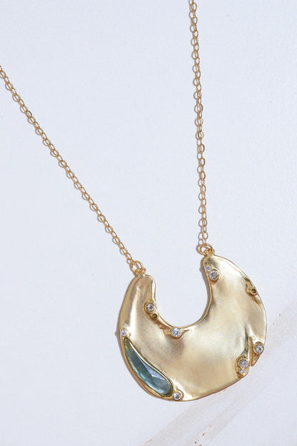 Inverted Half-Moon Pendant