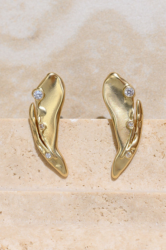 Angel Wings Stud Earrings